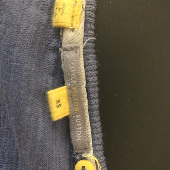 Little Yellow Button Blue/flora Cinched back - Picture 4 of 7